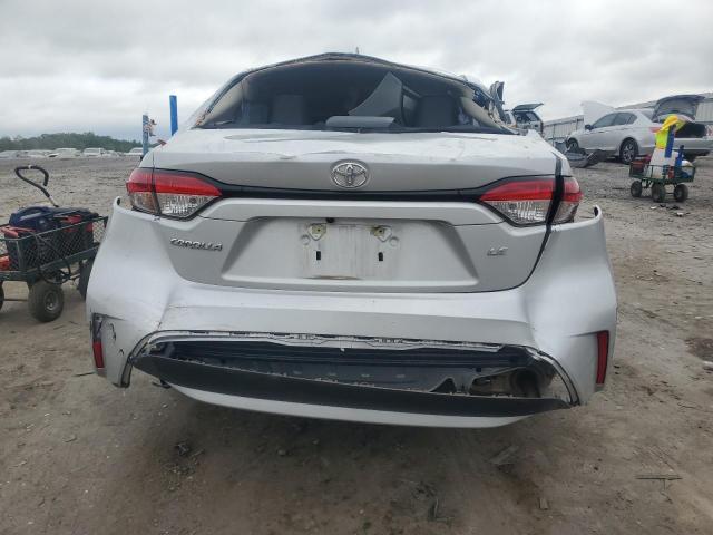 5YFEPMAE6NP383278 - 2022 TOYOTA COROLLA LE ვერცხლისფერი ფოტო 6