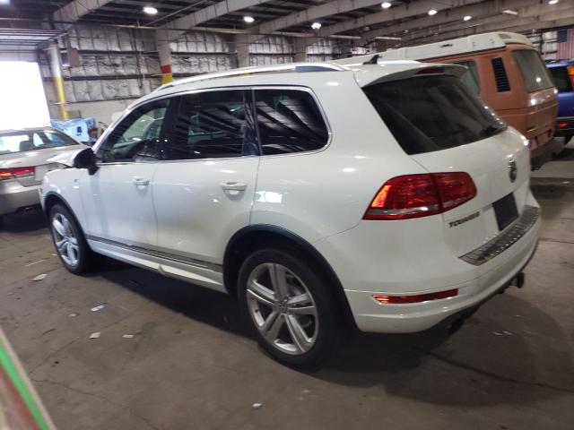 WVGDF9BP4ED007169 - 2014 VOLKSWAGEN TOUAREG V6 WHITE photo 2