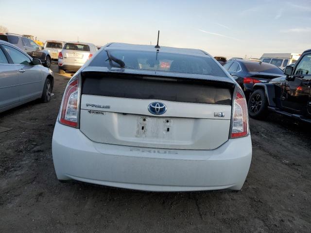 JTDKN3DU9E1759563 - 2014 TOYOTA PRIUS WHITE photo 6