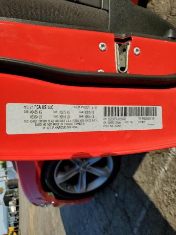 2C3CDXCT6JH284560 - 2018 DODGE CHARGER R/T RED photo 12