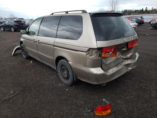 2HKRL18663H003442 - 2003 HONDA ODYSSEY EX GOLD photo 3