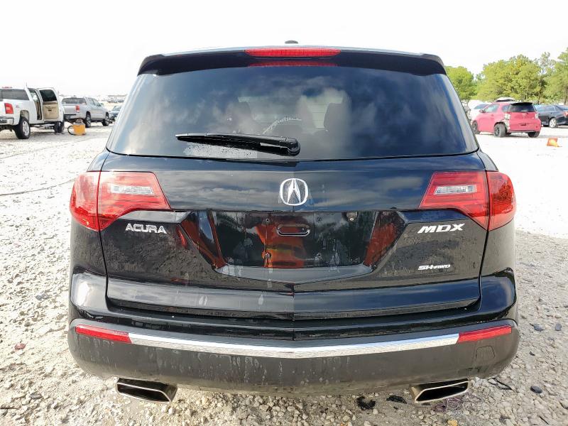 2HNYD2H64AH511990 - 2010 ACURA MDX TECHNOLOGY BLACK photo 6