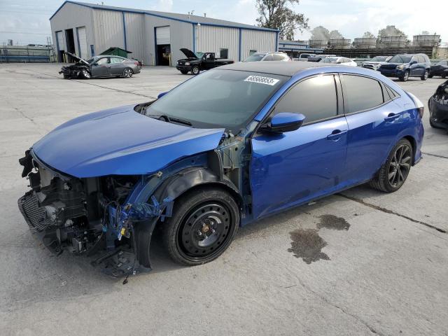 SHHFK7H49KU224486 - 2019 HONDA CIVIC SPORT 蓝色 照片 1