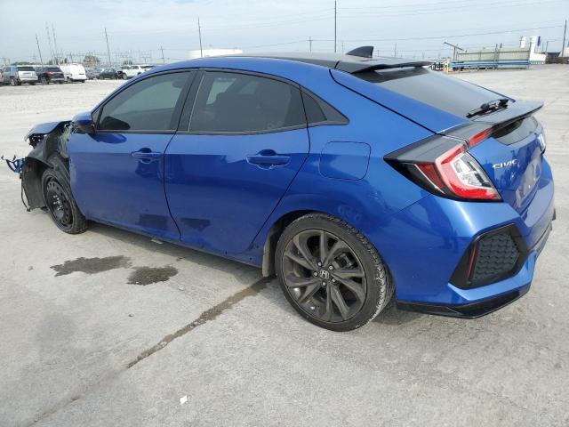 SHHFK7H49KU224486 - 2019 HONDA CIVIC SPORT 蓝色 照片 2