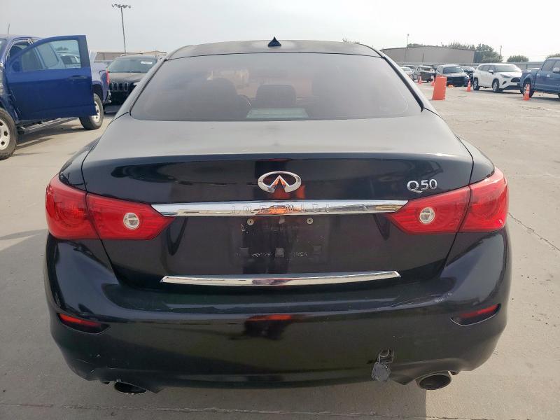 JN1BV7AP7FM334478 - 2015 INFINITI Q50 BASE BLACK photo 6