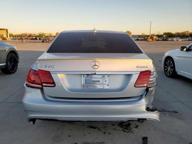 WDDHF8JB8EA814078 - 2014 MERCEDES-BENZ E 350 4MATIC SILVER photo 6