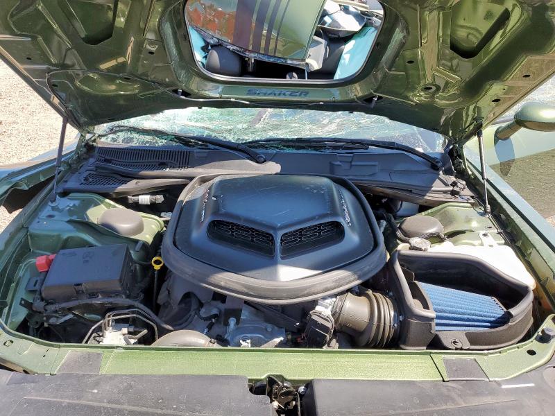 2C3CDZFJ8NH168644 - 2022 DODGE CHALLENGER R/T SCAT PACK GREEN photo 11