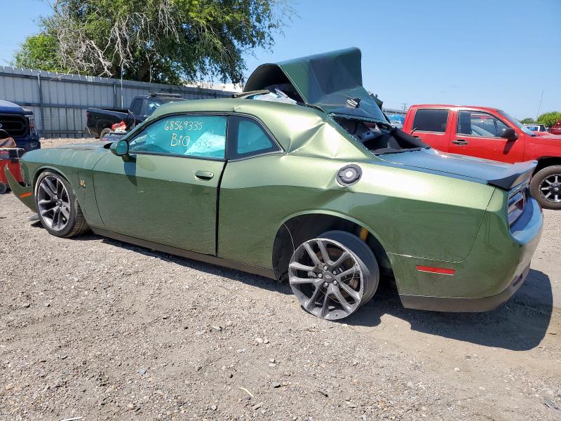 2C3CDZFJ8NH168644 - 2022 DODGE CHALLENGER R/T SCAT PACK GREEN photo 2