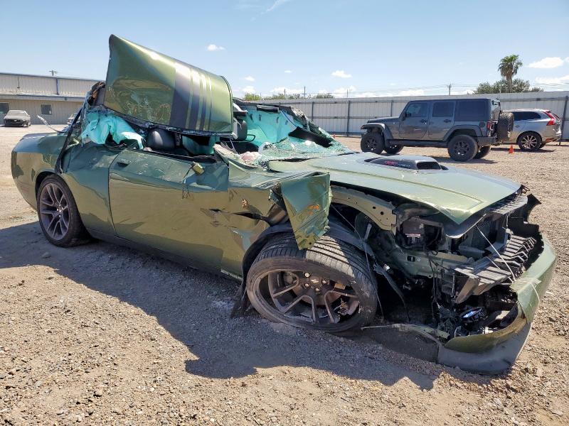 2C3CDZFJ8NH168644 - 2022 DODGE CHALLENGER R/T SCAT PACK GREEN photo 4