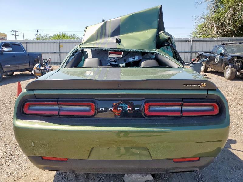 2C3CDZFJ8NH168644 - 2022 DODGE CHALLENGER R/T SCAT PACK GREEN photo 6