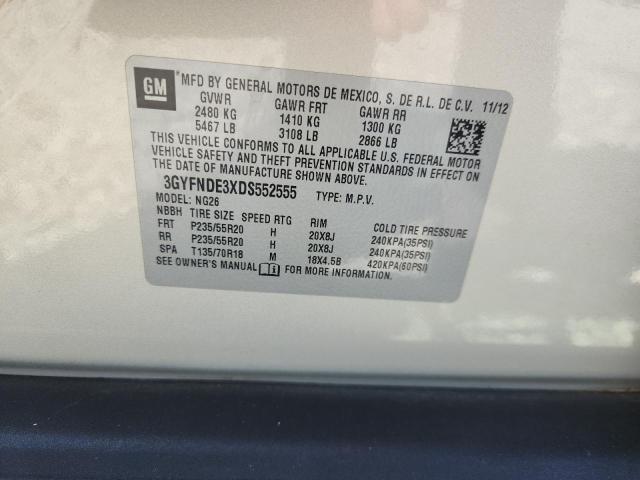 3GYFNDE3XDS552555 - 2013 CADILLAC SRX PERFORMANCE COLLECTION GOLD photo 14