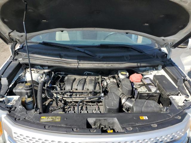 1FMHK8D81BGA53291 - 2011 FORD EXPLORER XLT WHITE photo 12