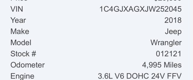 1C4GJXAGXJWXXXXXX - 2018 JEEP WRANGLER SPORT წითელი ფოტო 10