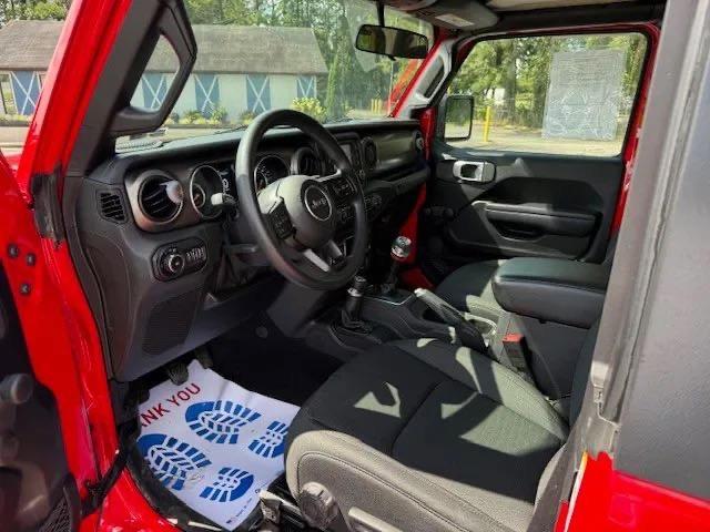 1C4GJXAGXJWXXXXXX - 2018 JEEP WRANGLER SPORT წითელი ფოტო 12