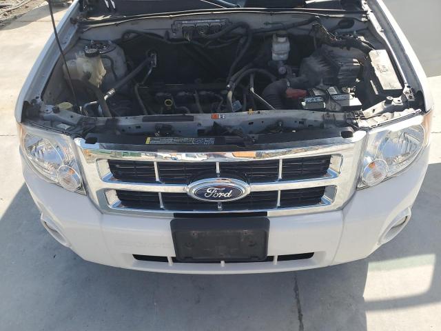 1FMCU0D78CKA77518 - 2012 FORD ESCAPE XLT WHITE photo 11