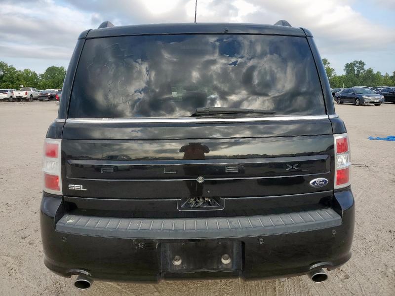 2FMGK5C83FBA06997 - 2015 FORD FLEX SEL BLACK photo 6