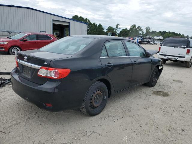 2T1BU4EE5DC946986 - 2013 TOYOTA COROLLA BASE Schwarz Foto 3