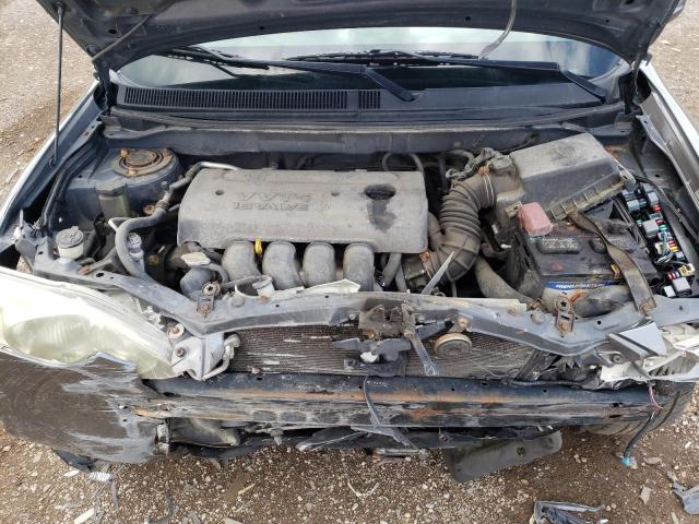 2T1KR32E45C390770 - 2005 TOYOTA COROLLA MA XR GRAY photo 11