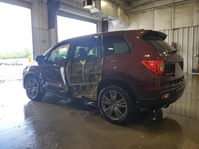 5FNYF8H57MB041958 - 2021 HONDA PASSPORT EXL Бордовый фото 2