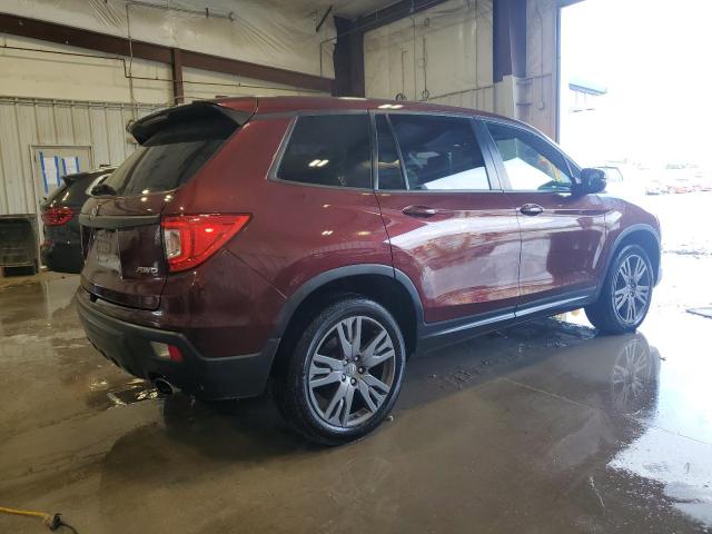 5FNYF8H57MB041958 - 2021 HONDA PASSPORT EXL Бордовый фото 3
