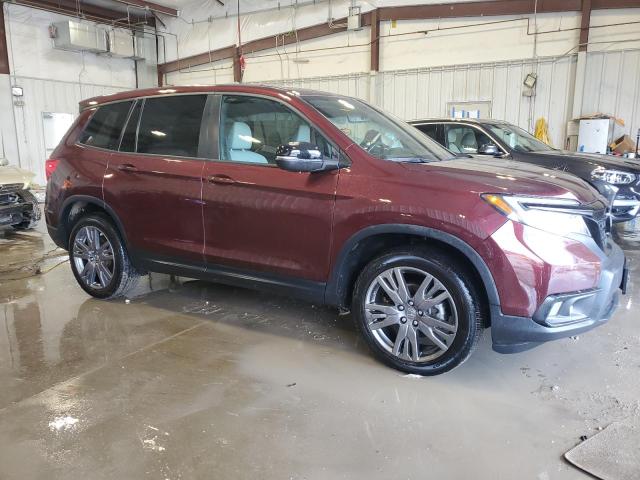 5FNYF8H57MB041958 - 2021 HONDA PASSPORT EXL Бордовый фото 4