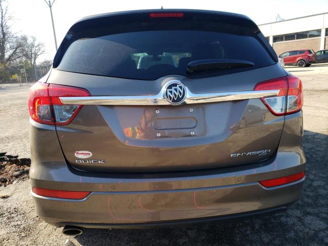 LRBFXDSA5HD074133 - 2017 BUICK ENVISION ESSENCE Շագանակագույն լուսանկար 6