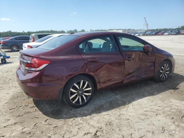 2HGFB2F93FH508913 - 2015 HONDA CIVIC EXL RED photo 3