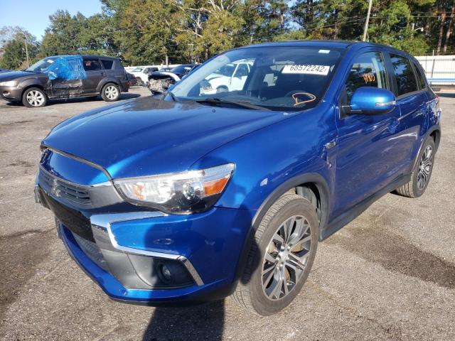 JA4AP3AW4GZ033748 - 2016 MITSUBISHI OUTLANDER ES ლურჯი ფოტო 1