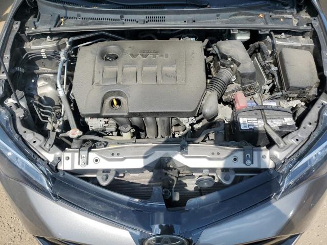 2T1BURHE6HC881614 - 2017 TOYOTA COROLLA L GRAY photo 11