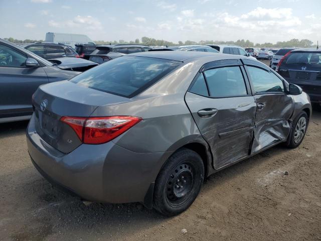 2T1BURHE6HC881614 - 2017 TOYOTA COROLLA L GRAY photo 3