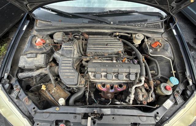 1HGES16501L062850 - 2001 HONDA CIVIC LX BLACK photo 7