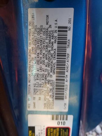 5TEUU42N68Z560557 - 2008 TOYOTA TACOMA ACCESS CAB Көк фото 12