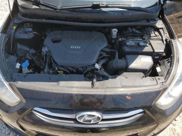 KMHCT4AE0FU923002 - 2015 HYUNDAI ACCENT GLS BLACK photo 11