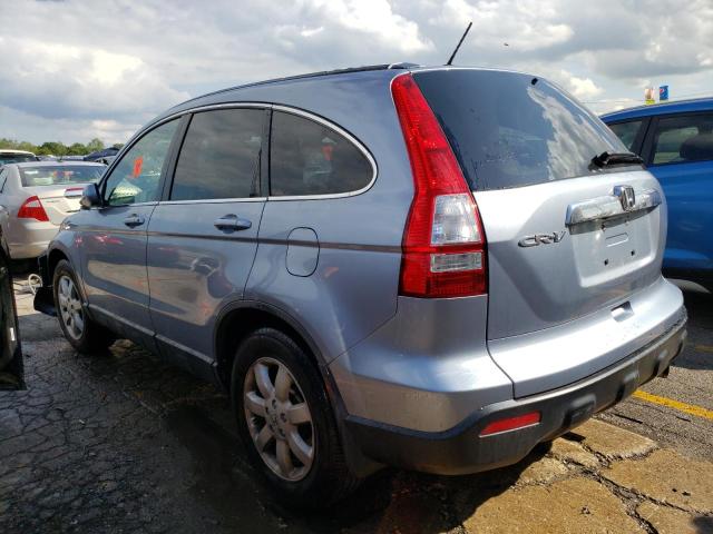 5J6RE48729L065228 - 2009 HONDA CR-V EXL BLUE photo 2