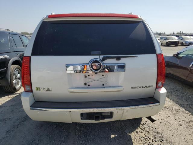 1GYFK43539R124057 - 2009 CADILLAC ESCALADE HYBRID WHITE photo 6