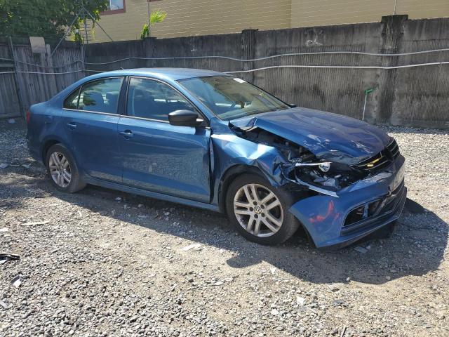 3VW2K7AJXFM237133 - 2015 VOLKSWAGEN JETTA BASE BLUE photo 4