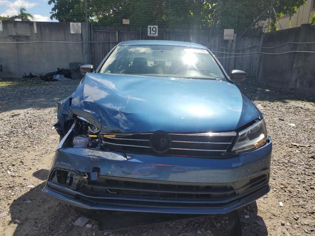 3VW2K7AJXFM237133 - 2015 VOLKSWAGEN JETTA BASE BLUE photo 5