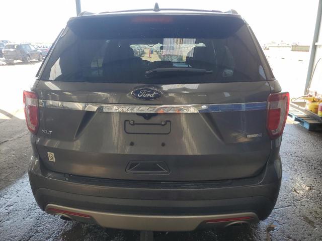1FM5K8DH1HGD21140 - 2017 FORD EXPLORER XLT გრაფიტი ფოტო 6