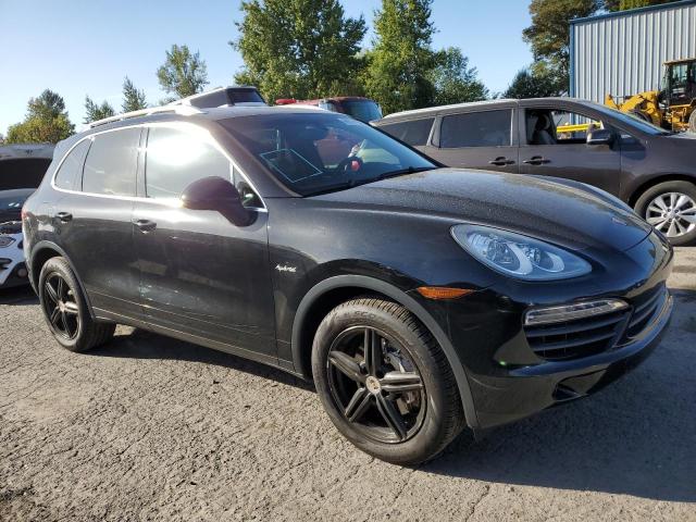 WP1AE2A2XCLA90907 - 2012 PORSCHE CAYENNE S HYBRID BLACK photo 4