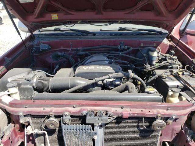 5TBRT3419YS003130 - 2000 TOYOTA TUNDRA ACCESS CAB Червоний фото 11