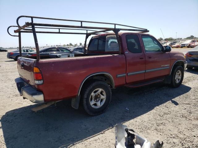 5TBRT3419YS003130 - 2000 TOYOTA TUNDRA ACCESS CAB Червоний фото 3