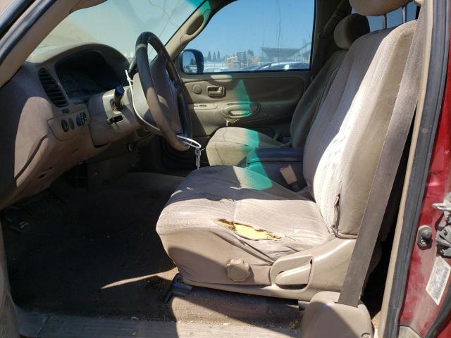 5TBRT3419YS003130 - 2000 TOYOTA TUNDRA ACCESS CAB Червоний фото 7