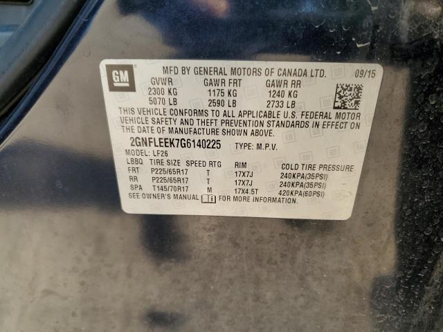 2GNFLEEK7G6140225 - 2016 CHEVROLET EQUINOX LS BLUE photo 13