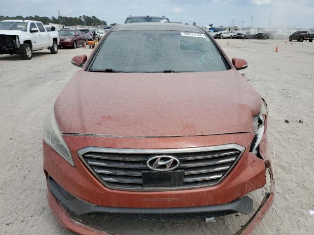 5NPE34AB4FH074392 - 2015 HYUNDAI SONATA SPORT ORANGE photo 5