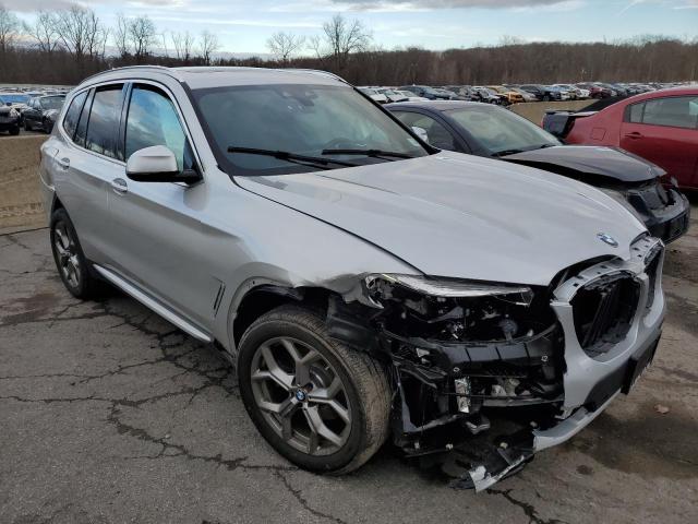 5UXTY5C07L9B92260 - 2020 BMW X3 XDRIVE30I SILVER photo 4