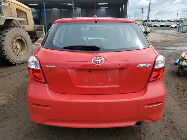 2T1KU40E39C021637 - 2009 TOYOTA COROLLA MA RED photo 6