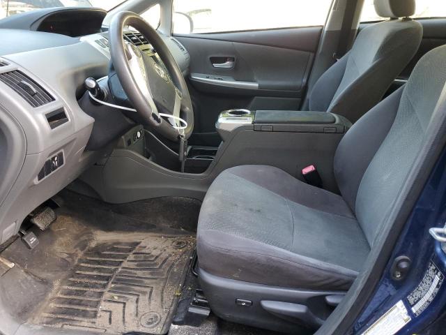 JTDZN3EU7D3215420 - 2013 TOYOTA PRIUS V BLUE photo 7