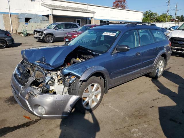 4S4BP61C197340550 - 2009 SUBARU OUTBACK 2.5I BLUE photo 1