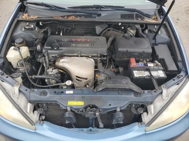 4T1BE32K54U904771 - 2004 TOYOTA CAMRY LE ლურჯი ფოტო 11