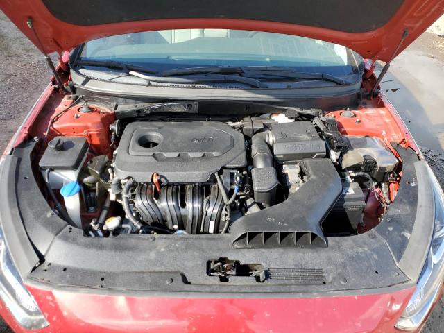 5NPE34AF3KH786602 - 2019 HYUNDAI SONATA LIMITED RED photo 11